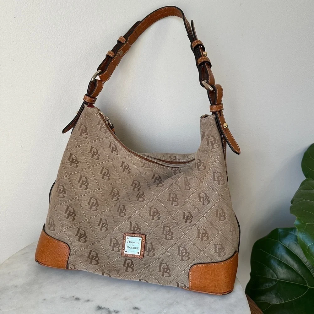 Dooney & Bourke Americana Signature Erica Hobo Bag
